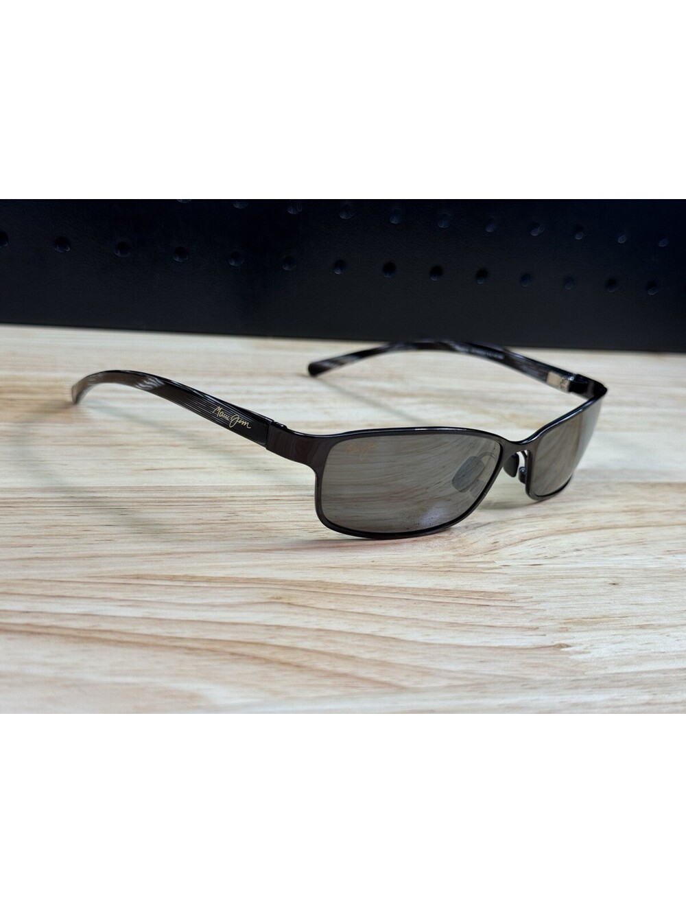 Maui Jim MJ 114-02 Shoreline Men's Polarized Sunglasses Italy 57[]16-125